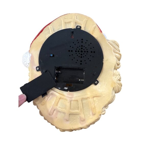 Vintage Motion Detected Activated Musical Santa Claus, Vintage Santa Face, Music - Picture 8 of 8